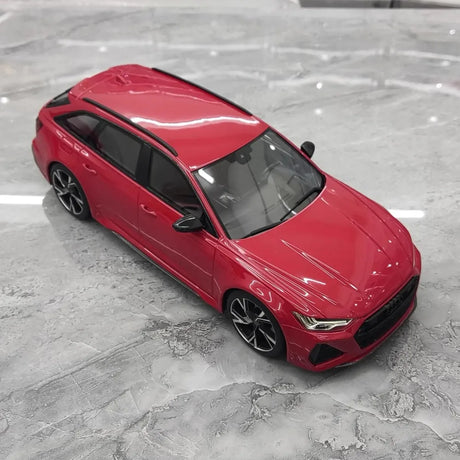 [GT Spirit] 1:18 Audi 2021 RS6 Avant C8 Red Model Car Resin