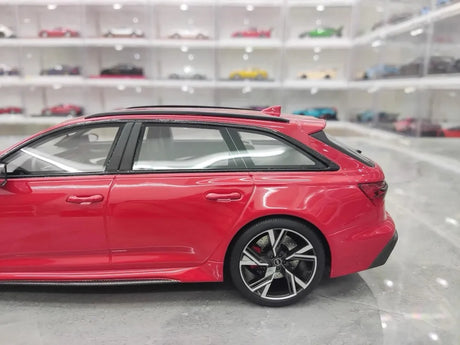 [GT Spirit] 1:18 Audi 2021 RS6 Avant C8 Red Model Car Resin