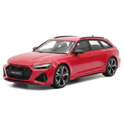 GT Spirit Audi 2021 RS6 Avant C8 vermelho 1:18 – modelo de coleção em resina