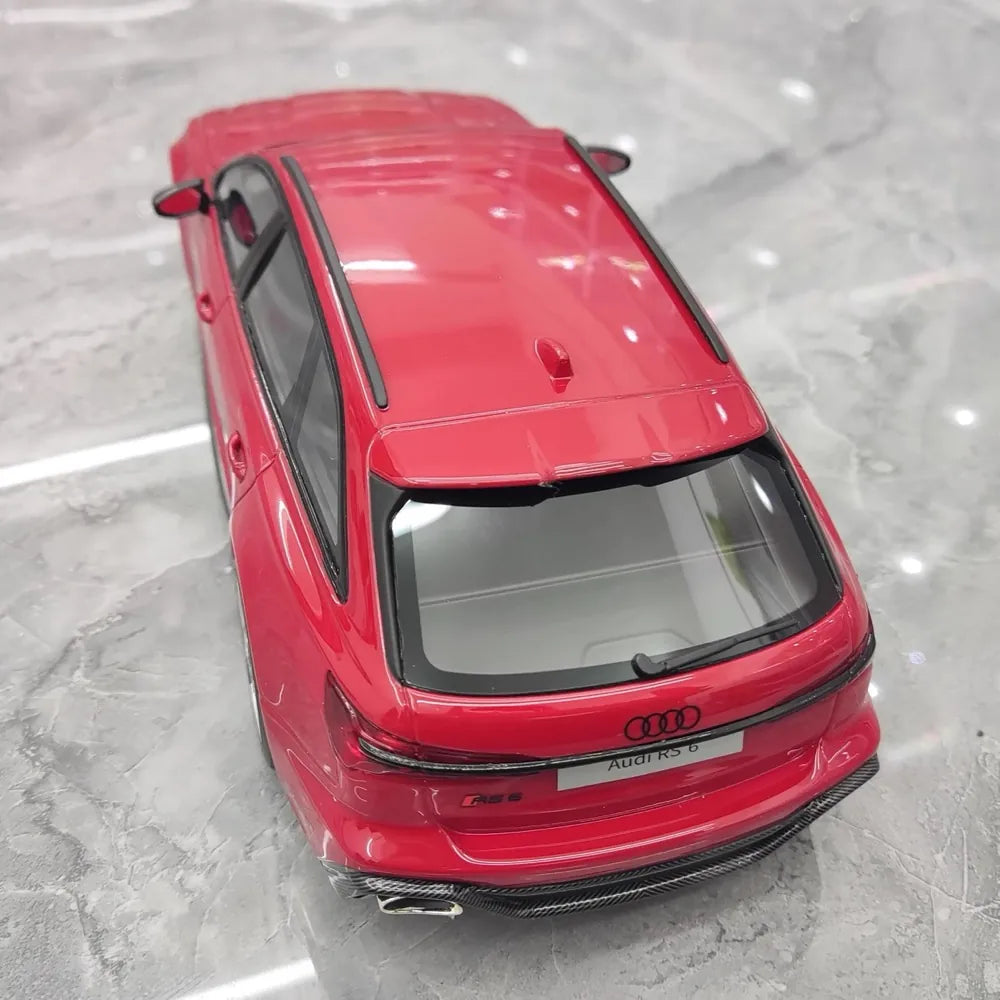 [GT Spirit] 1:18 Audi 2021 RS6 Avant C8 Red Model Car Resin