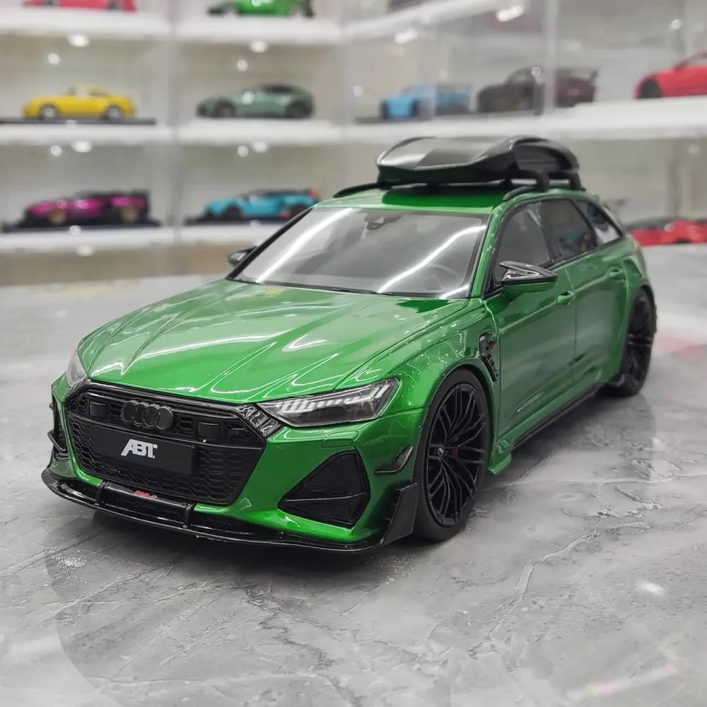 [GT Spirit] 1:18 Audi 2021 RS6 Navarra C8 ABT verde modellino di auto resina
