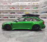 [GT Spirit] 1:18 Audi 2021 RS6 Navarra C8 ABT Green Model Car Resin