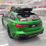 [GT Spirit] 1:18 Audi 2021 RS6 Navarra C8 ABT Green Model Car Resin