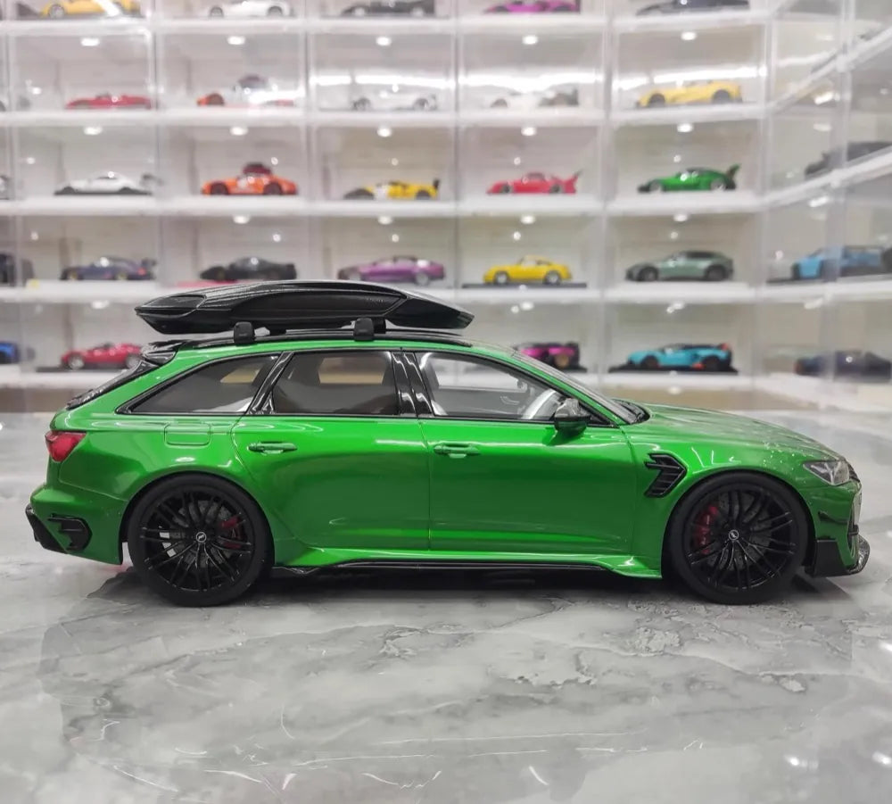 [GT Spirit] 1:18 Audi 2021 RS6 Navarra C8 ABT verde modellino di auto resina
