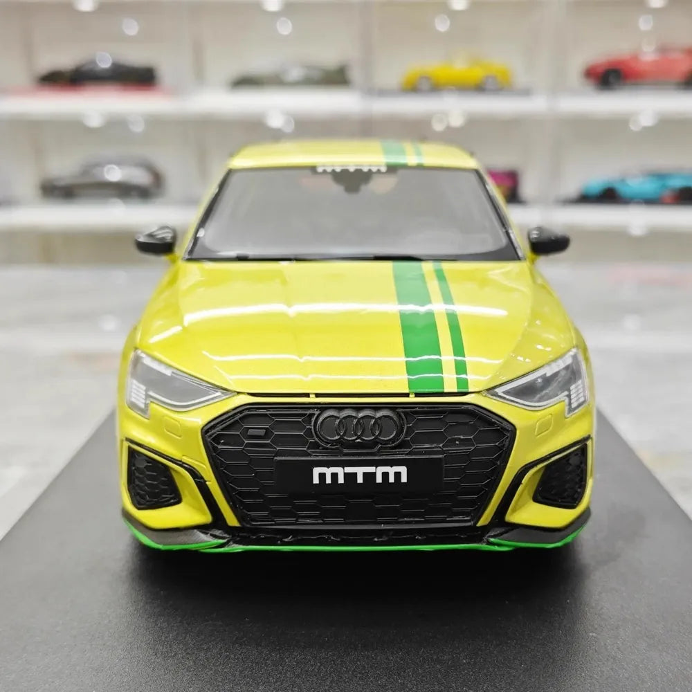 [GT Spirit] 1:18 Audi 2022 S3 MTM イエロー モデルカー レジン