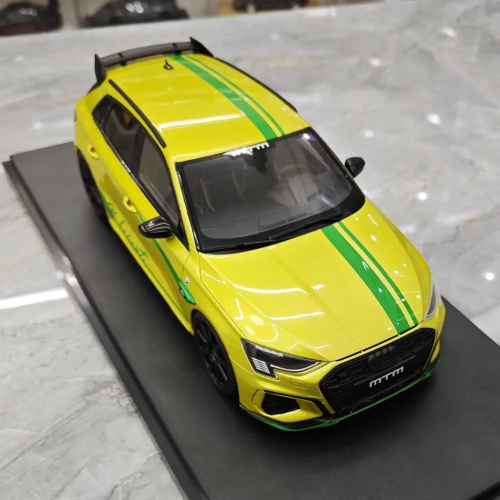 [GT Spirit] 1:18 Audi 2022 S3 MTM イエロー モデルカー レジン