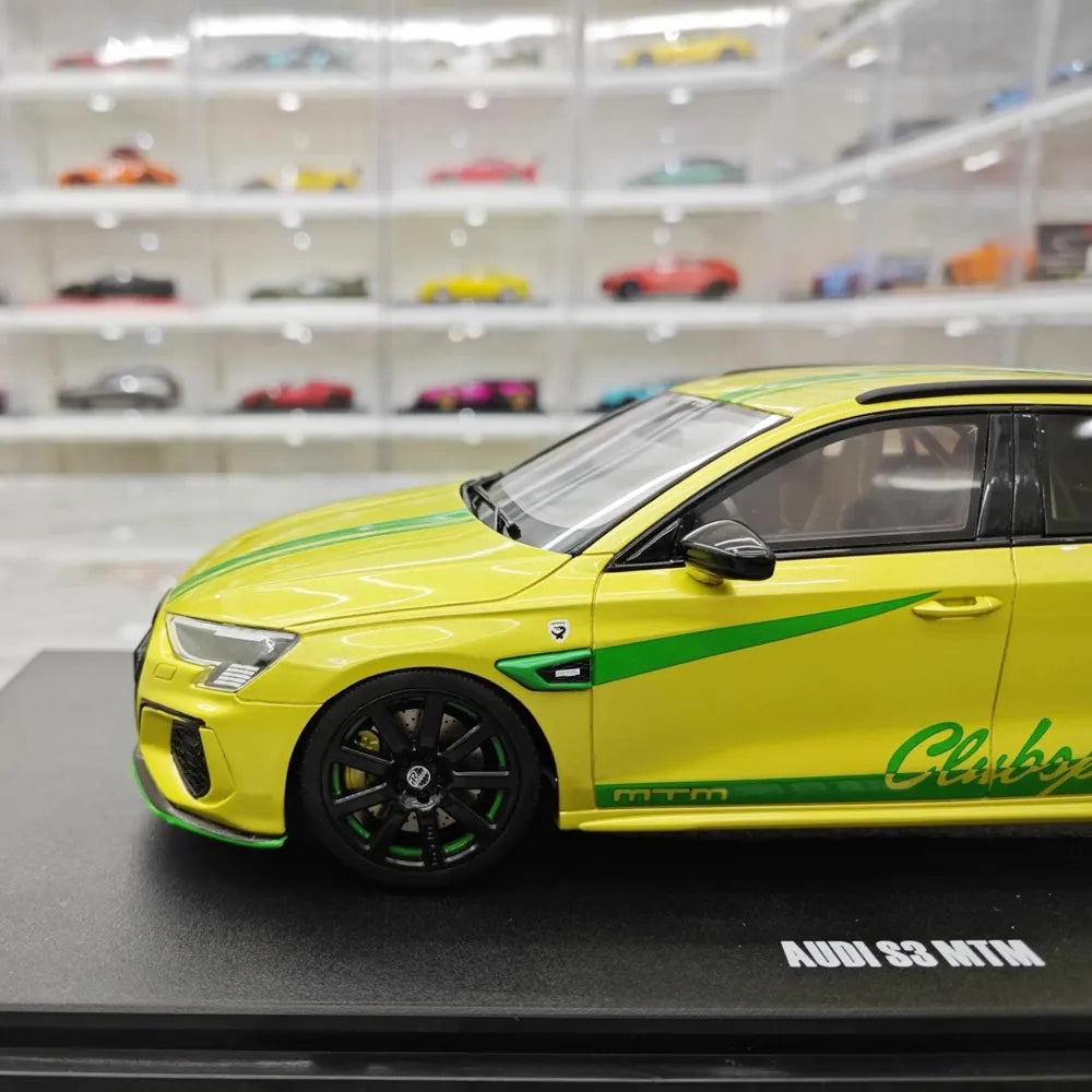 [GT Spirit] 1:18 Audi 2022 S3 MTM イエロー モデルカー レジン