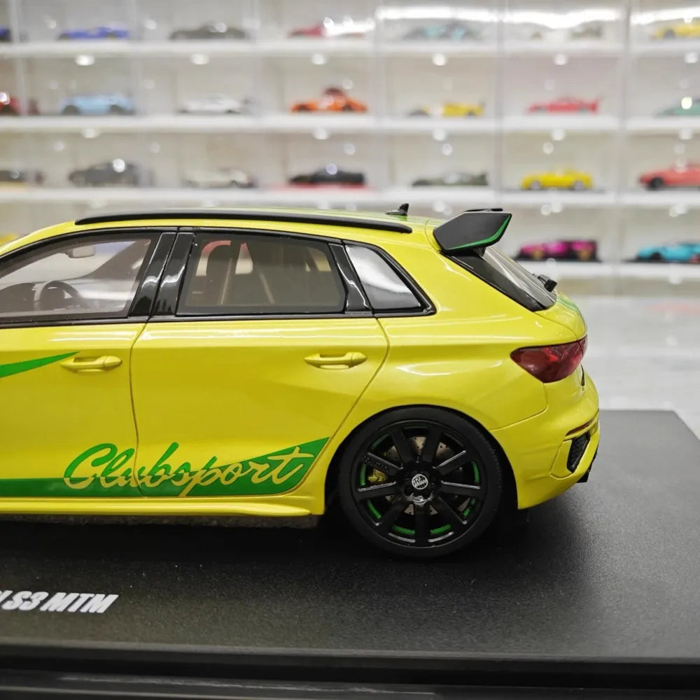 [GT Spirit] 1:18 Audi 2022 S3 MTM イエロー モデルカー レジン