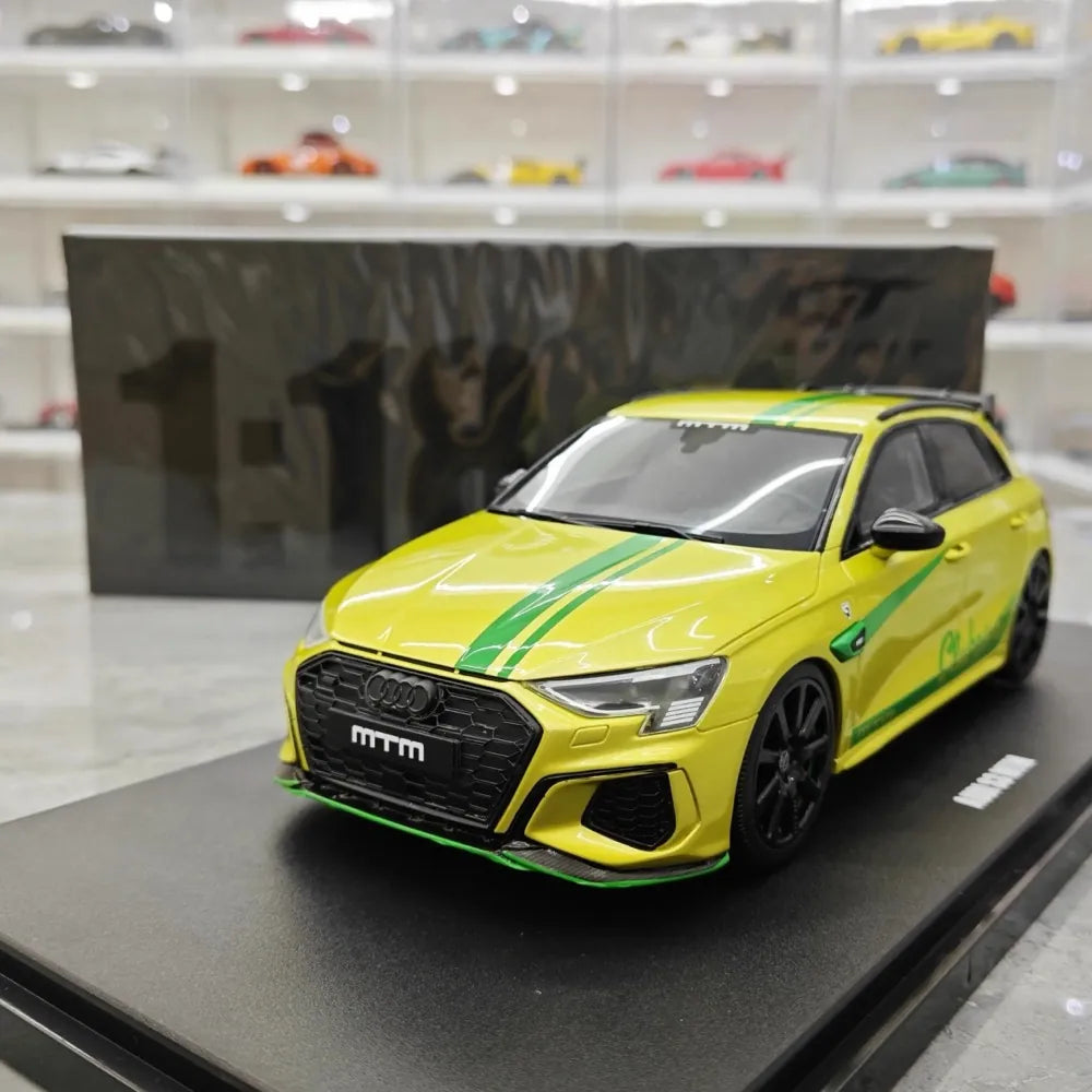 [GT Spirit] 1:18 Audi 2022 S3 MTM イエロー モデルカー レジン