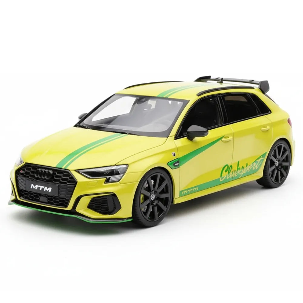 [GT Spirit] 1:18 Audi 2022 S3 MTM イエロー モデルカー レジン