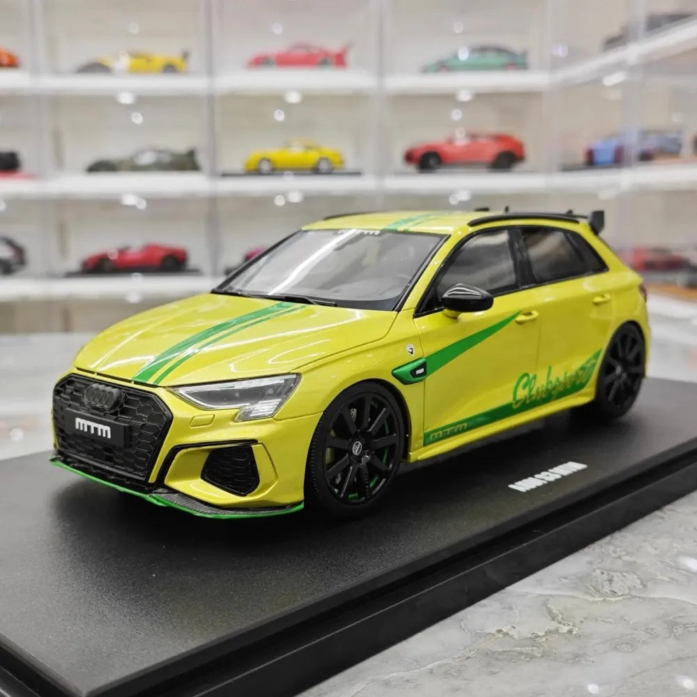 [GT Spirit] 1:18 Audi 2022 S3 MTM イエロー モデルカー レジン