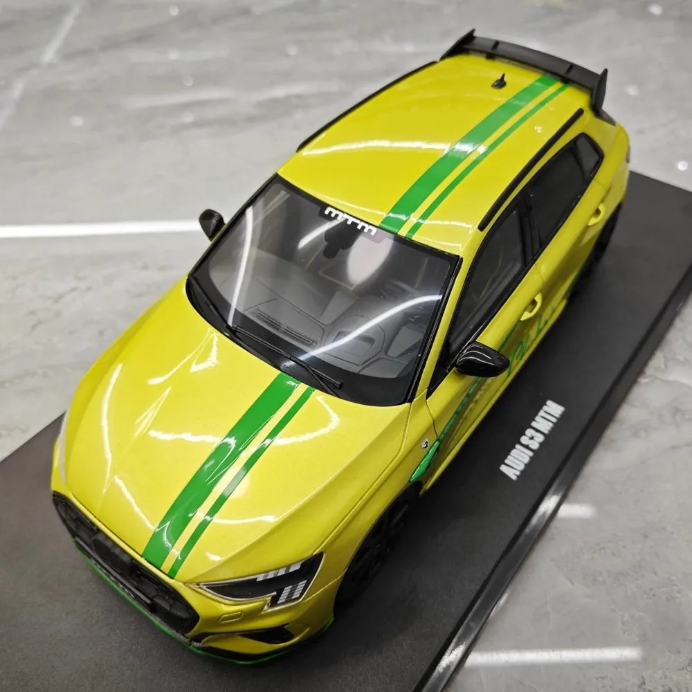 [GT Spirit] 1:18 Audi 2022 S3 MTM Yellow Model Car Resin