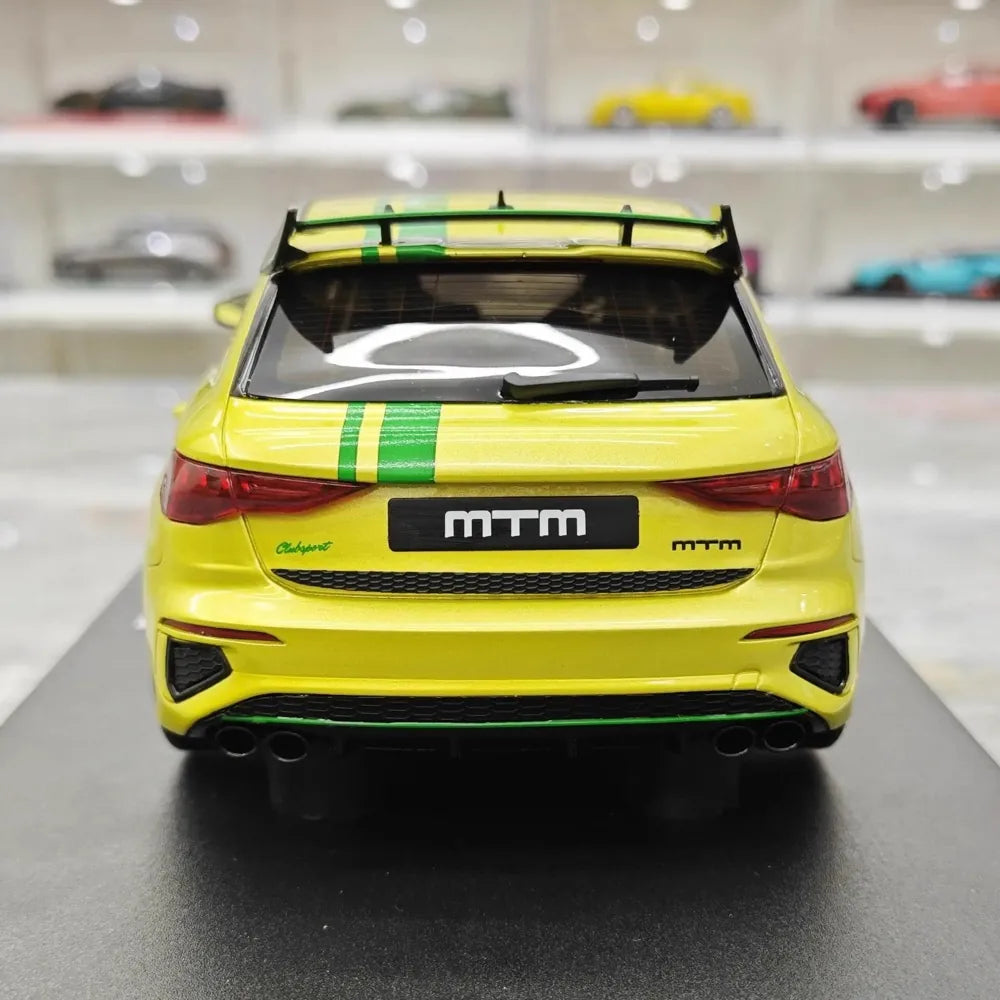 [GT Spirit] 1:18 Audi 2022 S3 MTM イエロー モデルカー レジン