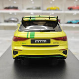 [GT Spirit] 1:18 Audi 2022 S3 MTM Yellow Model Car Resin