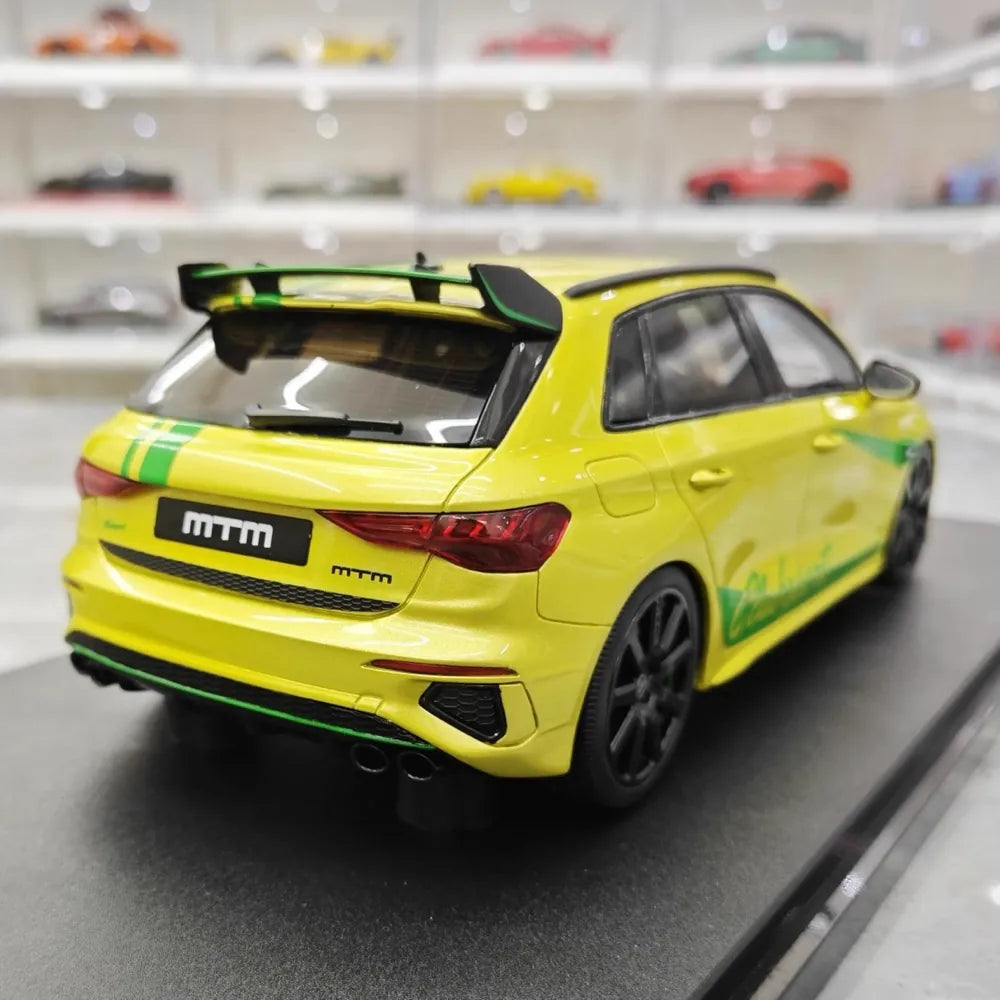 [GT Spirit] 1:18 Audi 2022 S3 MTM イエロー モデルカー レジン