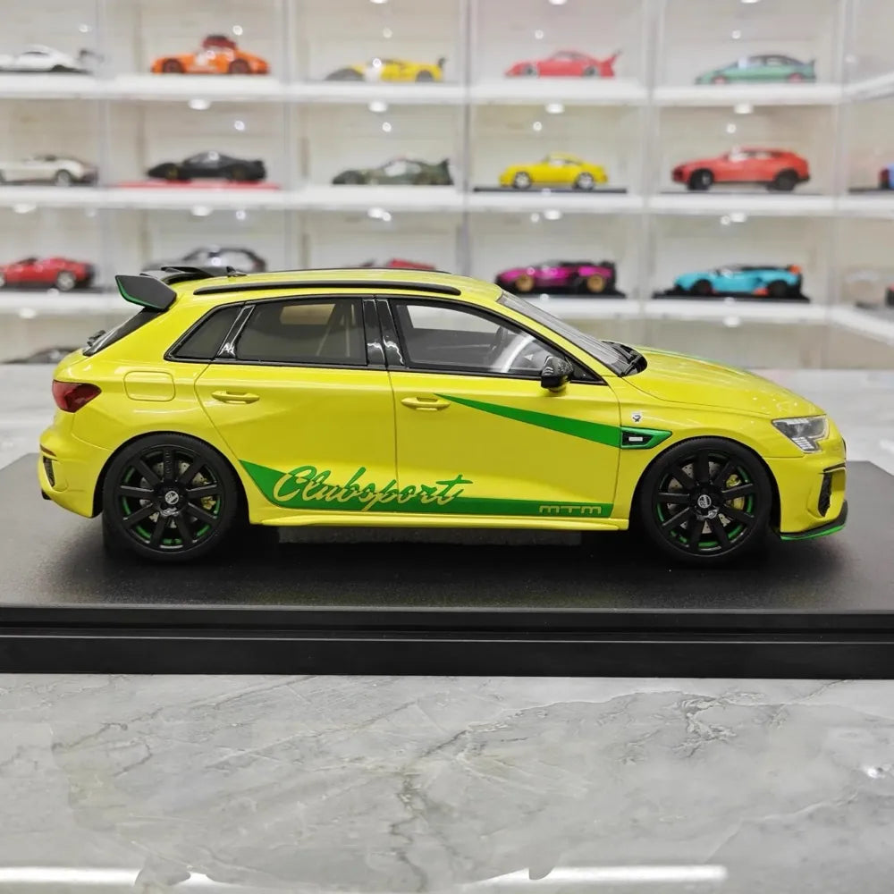 [GT Spirit] 1:18 Audi 2022 S3 MTM イエロー モデルカー レジン