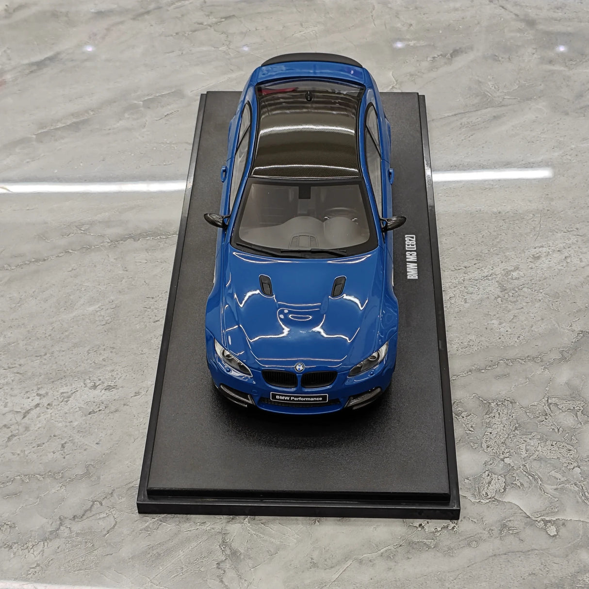 GT 스피릿 BMW 2007 M3 E92 블루 1:18 – 수집용 레진 모델 레진 (GT Spirit)