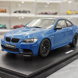 GT 스피릿 BMW 2007 M3 E92 블루 1:18 – 수집용 레진 모델 레진 (GT Spirit)