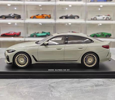 GT Spirit BMW 2024 Alpina B4 GT Green 1:18 – keräiltävä hartsimallihartsi