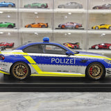 GT Spirit BMW 2024 M2 AC Schnitzer ACS2 Sport Polizei Gray and Blue 1:18 – Collectible Resin Model Resin