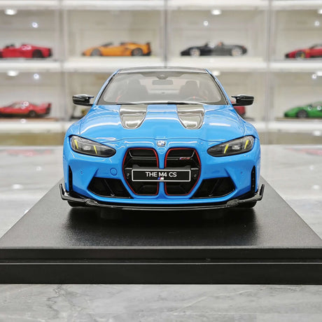 GT Spirit BMW 2024 M4 CS Riviera Blue 1:18 – Modello in resina collezionabile