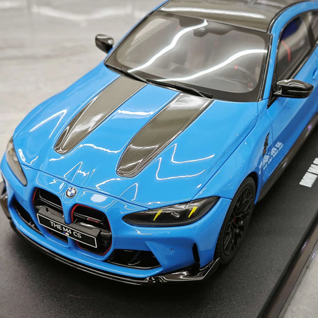 GT Spirit BMW 2024 M4 CS Riviera Blue 1:18 – Modello in resina collezionabile