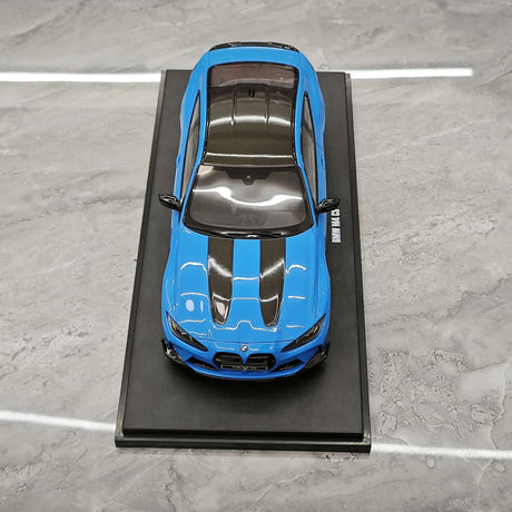 GT Spirit BMW 2024 M4 CS Riviera Blue 1:18 – Modello in resina collezionabile