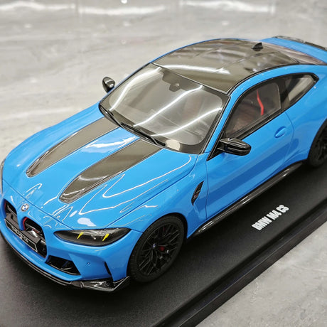 GT Spirit BMW 2024 M4 CS Riviera Blue 1:18 – Modello in resina collezionabile