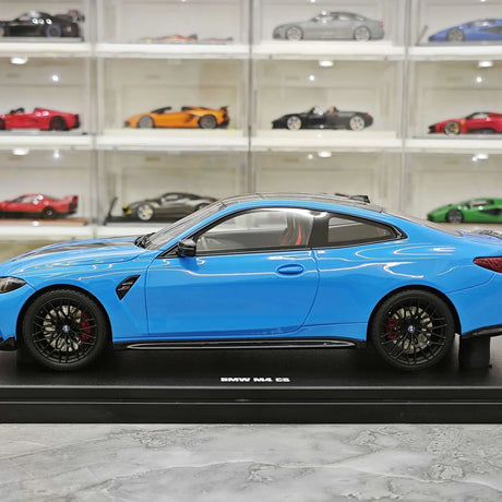 GT Spirit BMW 2024 M4 CS Riviera Blue 1:18 – Modello in resina collezionabile