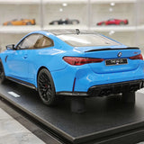 GT Spirit BMW 2024 M4 CS Riviera Blue 1:18 – Modello in resina collezionabile