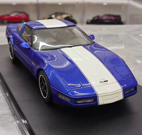 GT Spirit Chevrolet 1984 Corvette C4 Blue 1:18 – Keräilyhartsimalli