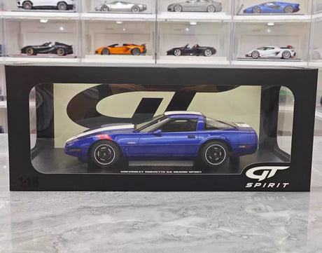 GT Spirit Chevrolet 1984 Corvette C4 Blue 1:18 – Keräilyhartsimalli