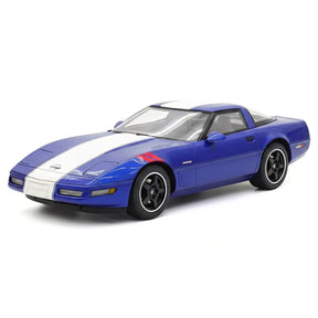 [GT Spirit] 1:18 Chevrolet 1984 Corvette C4 Blue Model Car Resin