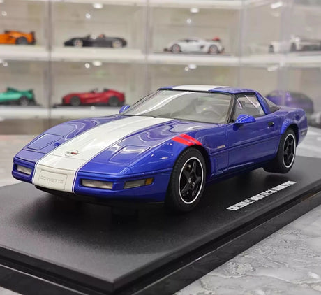 GT Spirit Chevrolet 1984 Corvette C4 Blue 1:18 – Keräilyhartsimalli