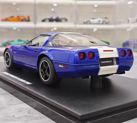 GT Spirit Chevrolet 1984 Corvette C4 Blue 1:18 – Keräilyhartsimalli