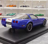 [GT Spirit] 1:18 Chevrolet 1984 Corvette C4 Blue Model Car Resin