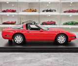 [GT Spirit] 1:18 Chevrolet 1995 Corvette C4 Red Model Car Resin