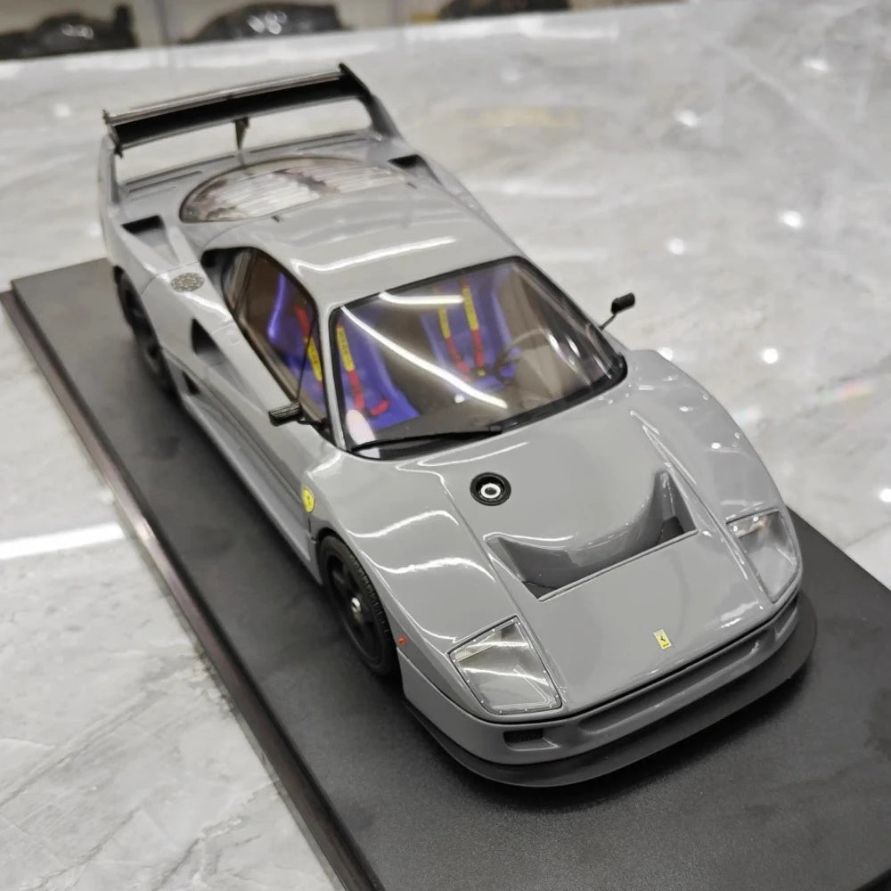 [GT Spirit] 1:18 Ferrari 1987 F40 Competizione Gray Model Car Resin