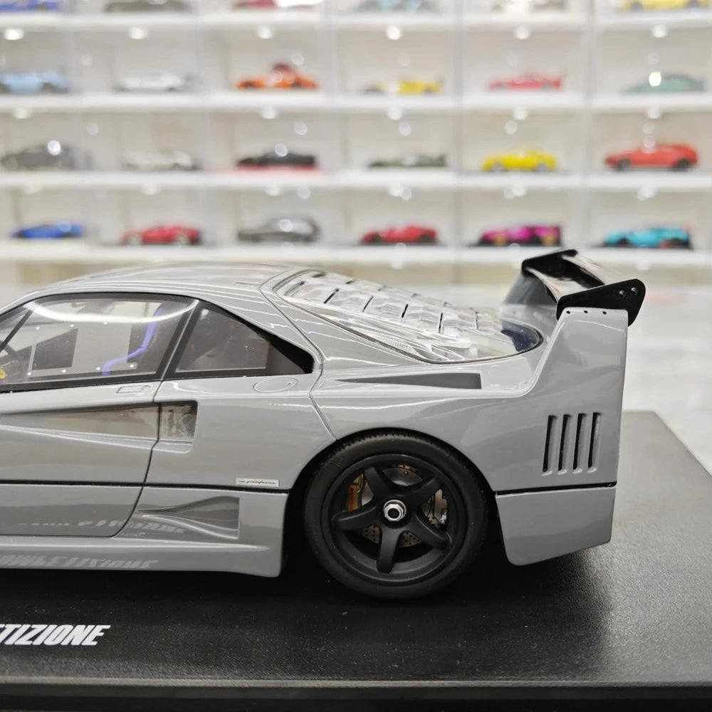 [GT Spirit] 1:18 Ferrari 1987 F40 Competizione Gray Model Car Resin