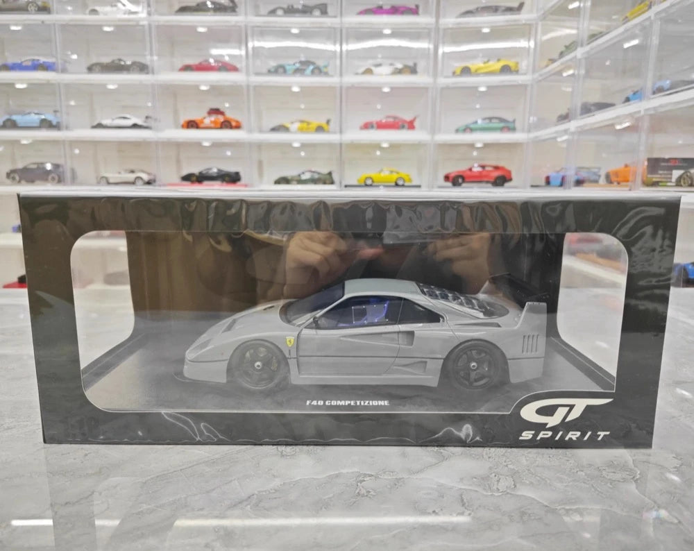 [GT Spirit] 1:18 Ferrari 1987 F40 Competizione Gray Model Car Resin