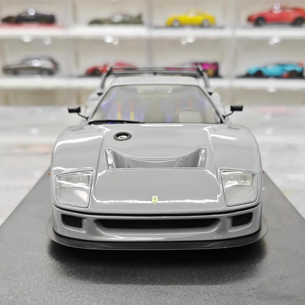 [GT Spirit] 1:18 Ferrari 1987 F40 Competizione Gray Model Car Resin