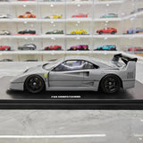 [GT Spirit] 1:18 Ferrari 1987 F40 Competizione Gray Model Car Resin