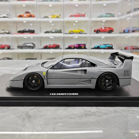[GT Spirit] 1:18 Ferrari 1987 F40 Competizione Gray Model Car Resin