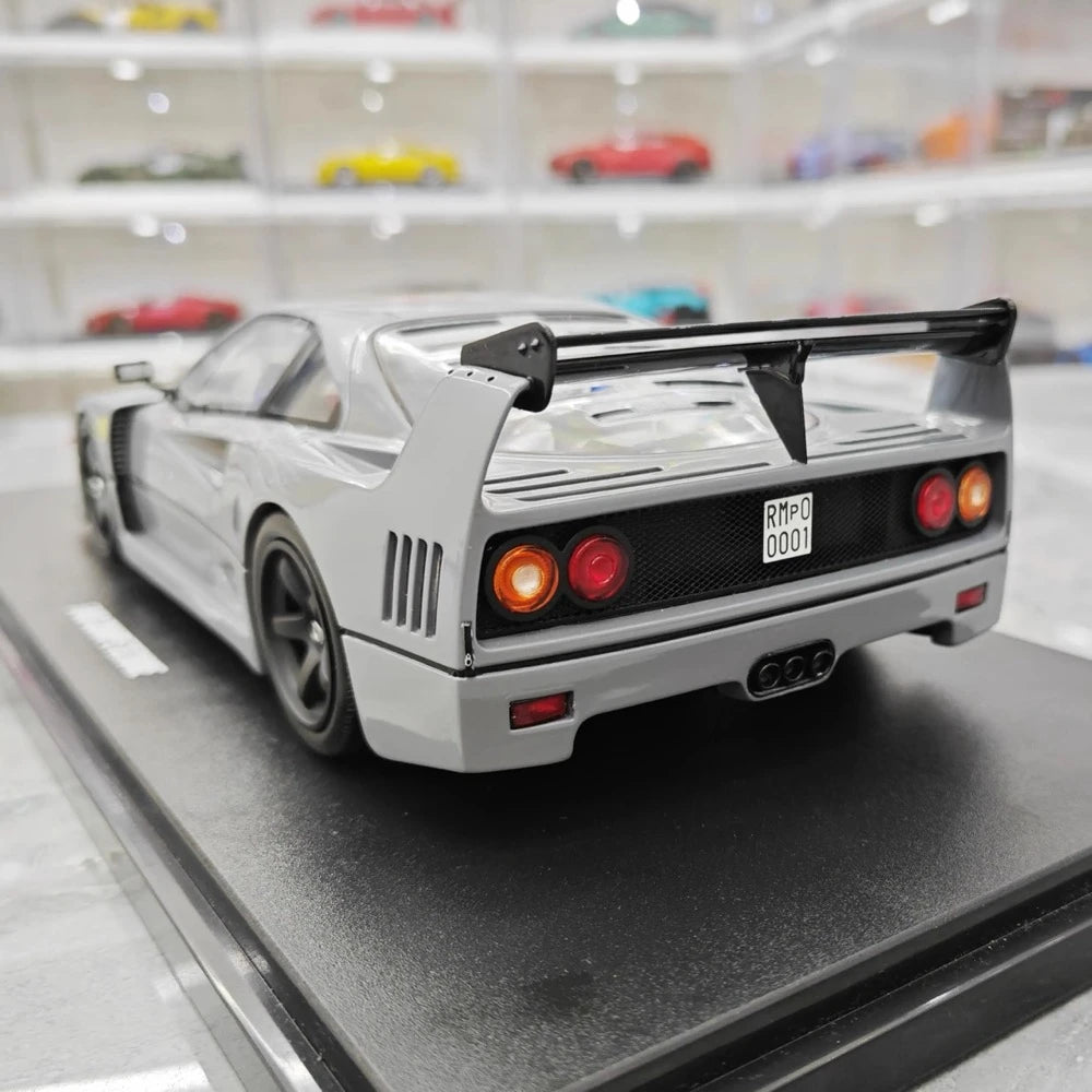 [GT Spirit] 1:18 Ferrari 1987 F40 Competizione Gray Model Car Resin