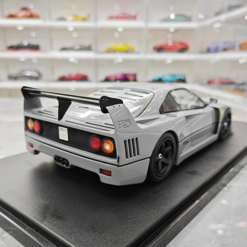[GT Spirit] 1:18 Ferrari 1987 F40 Competizione Gray Model Car Resin