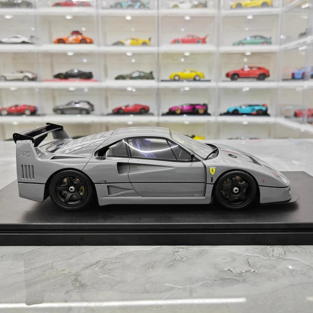 [GT Spirit] 1:18 Ferrari 1987 F40 Competizione Gray Model Car Resin