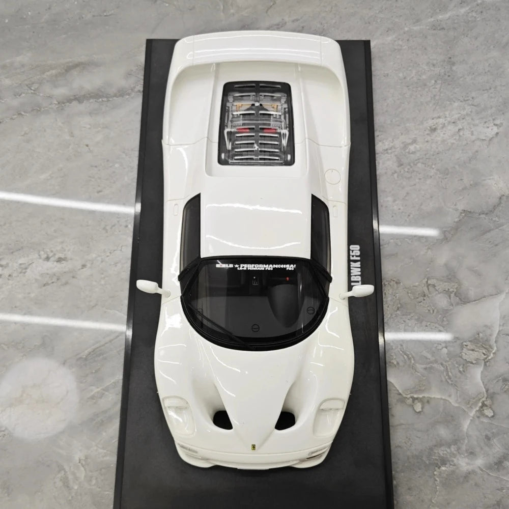 [GT Spirit] 1:18 Ferrari 1995 F50 LBWK blanc voiture miniature Resin