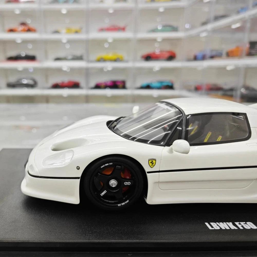 [GT Spirit] 1:18 Ferrari 1995 F50 LBWK blanc voiture miniature Resin