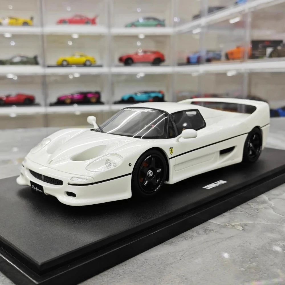 [GT Spirit] 1:18 Ferrari 1995 F50 LBWK blanc voiture miniature Resin