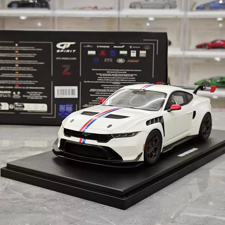 [GT Spirit] 1:18 Ford 2024 Mustang GTD White Model Car Resin